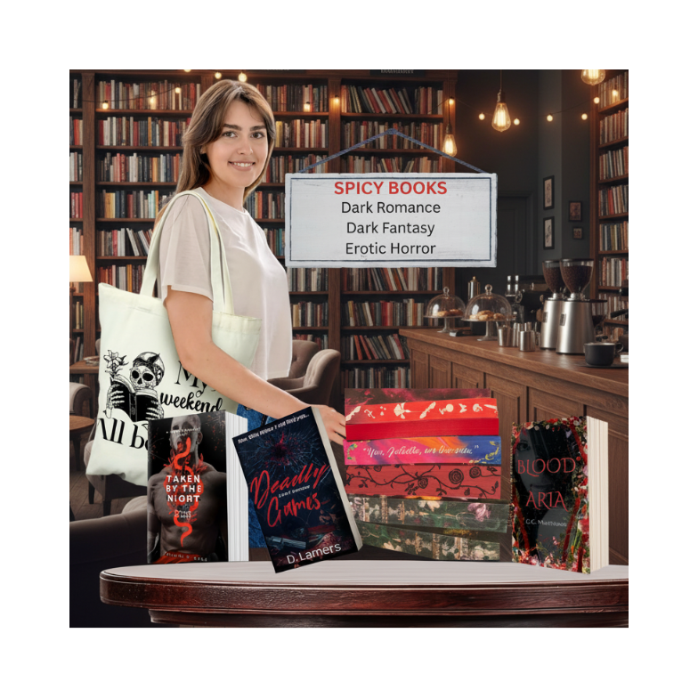 HOT Dark Romance Books w/ optional tropes PLUS a bookish gift